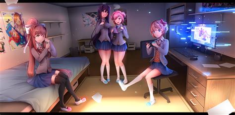 futa natsuki|Doki Doki Futanari Club: Night orgy at the club